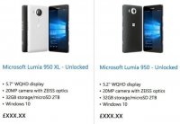  -    Lumia 950  950 XL