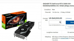   RTX 3080  60          